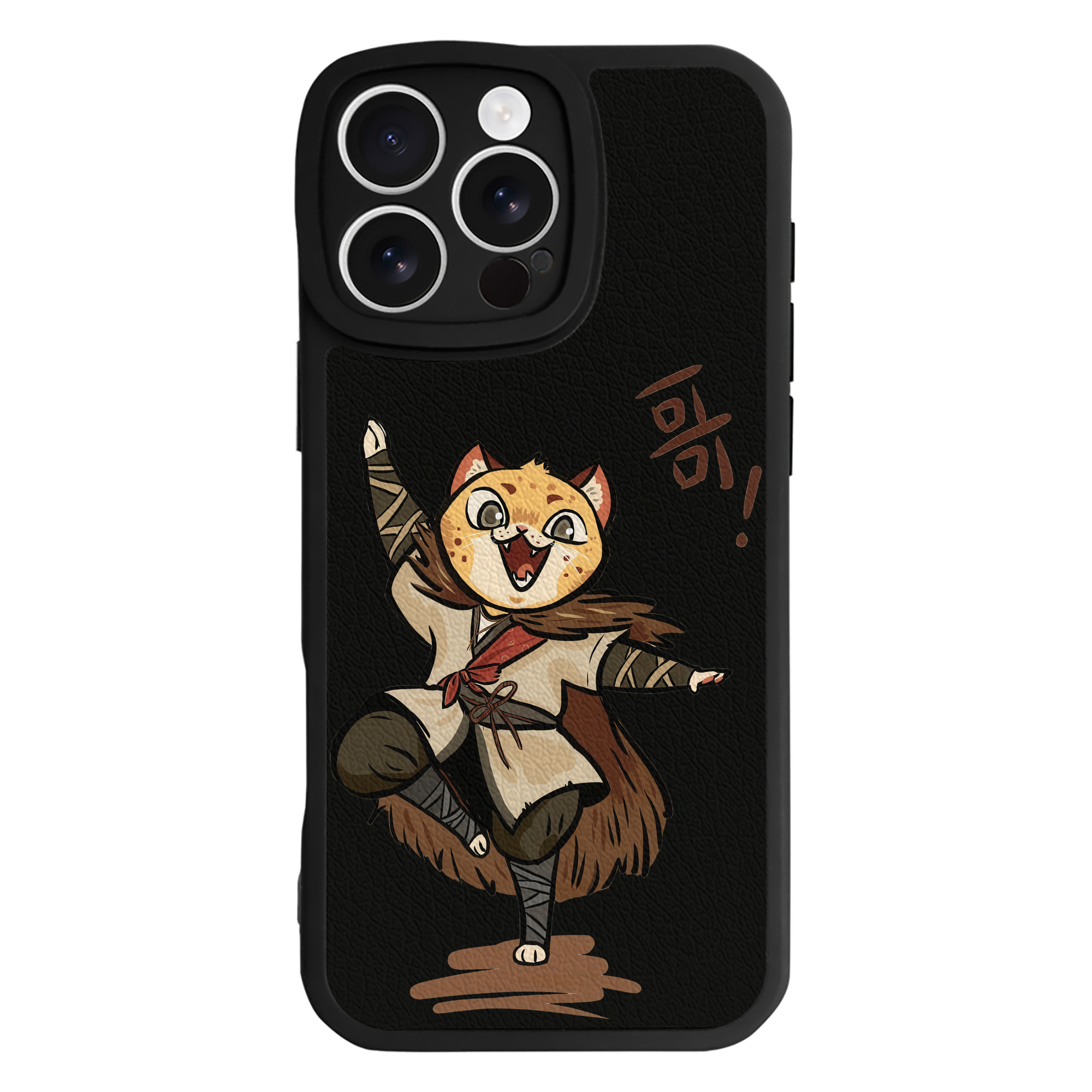 （画像用） Ne Zha 2 ナタ 魔童の大暴れ 【iPhone 16シリーズ対応】シリコンスマホケース（レザー調） 材質：シリコン